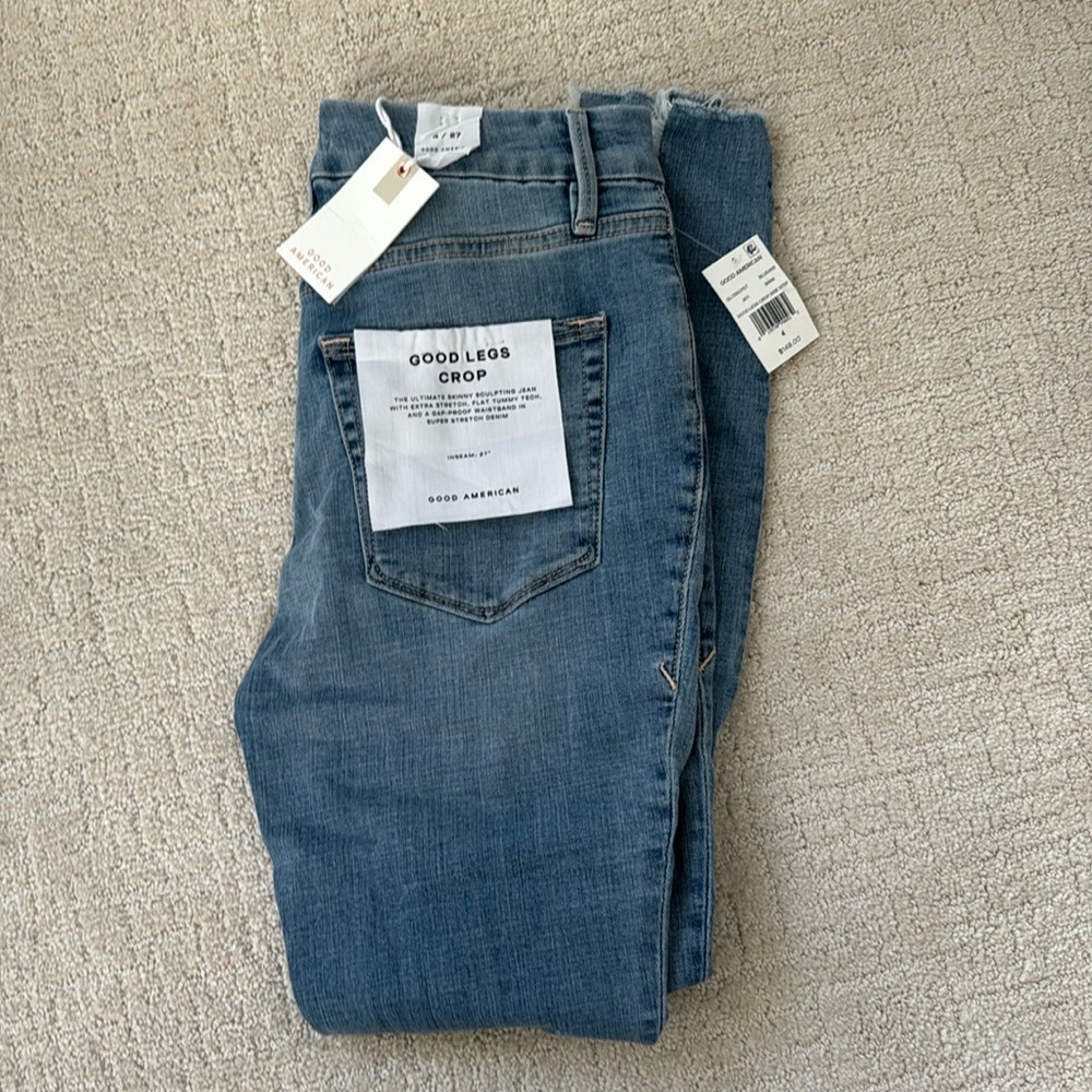 Good American Good Legs Cropped Jeans